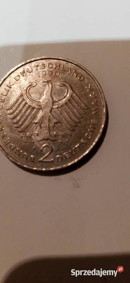 Moneta 2 marki 90r śląskie Skoczów
