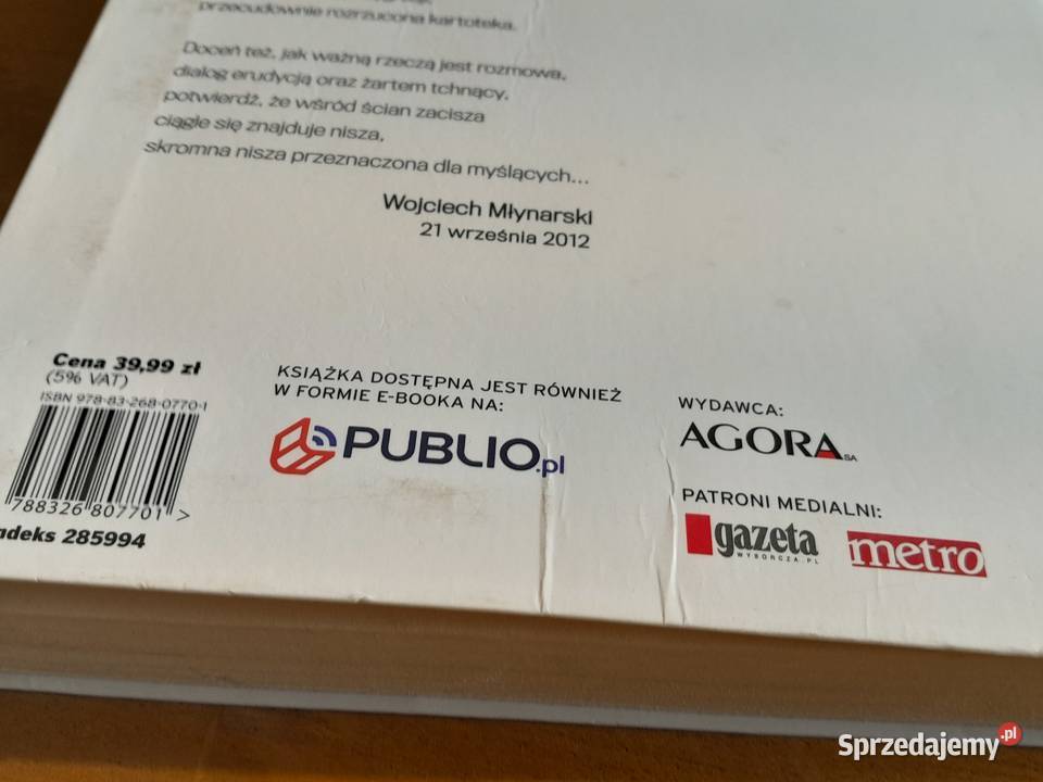 Książka Jerzy Bralczyk Michał Ogórek Kiełbasa i Dąbrowa Górnicza