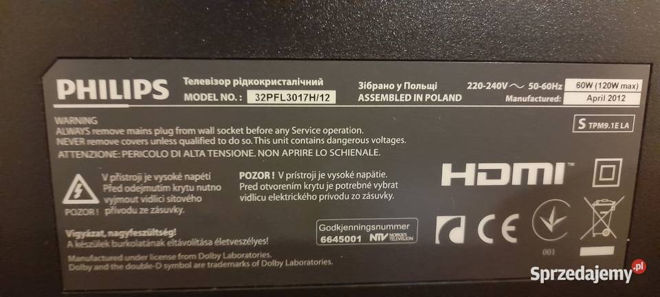Telewizor Philips 32 Cieszyn