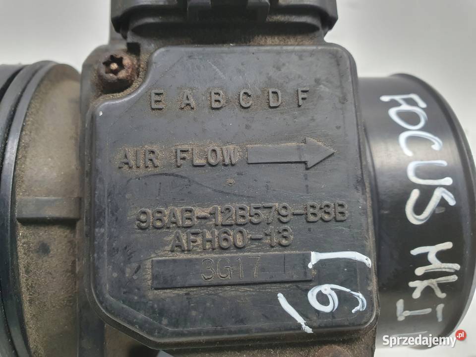 PRZEPŁYWOMIERZ POWIETRZA Ford Focus MK1 18 TDCI Rudka