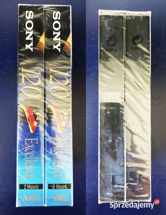 Kasety VHS nowe 2 dolnośląskie Dzierżoniów sprzedam