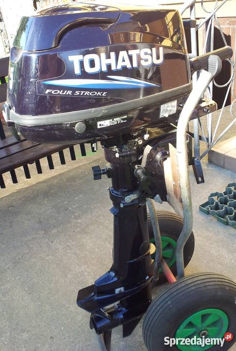 Japoński silnik zaburtowy TOHATSU MFS 5 CSS mazowieckie sprzedam