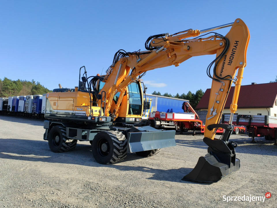 kołowa Hyundai 140W9 Łyżka SkarpowaSzybko Złącze Widełki