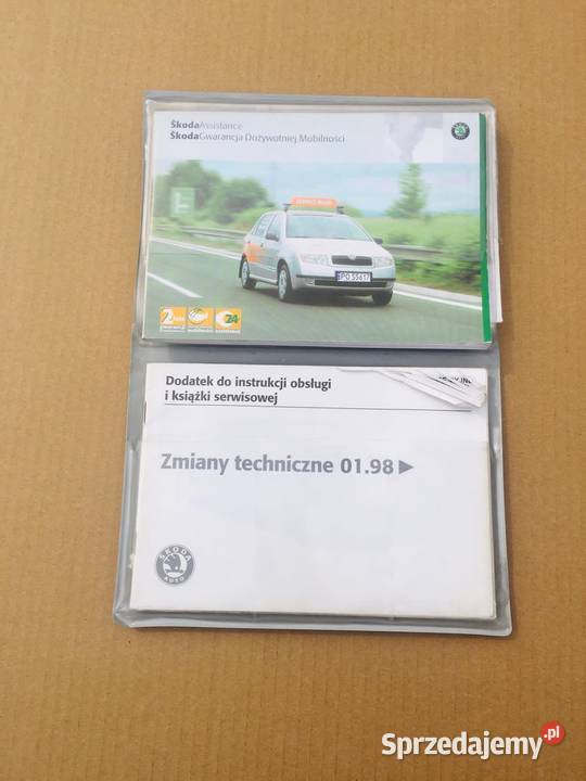Książka serwisowa skoda felicja oryginalna stan Szczecin