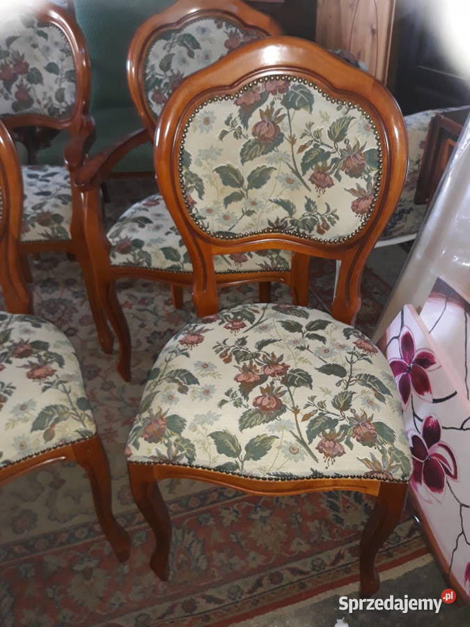 Fotele ludwikowskie krzesla ludwikowskie lubelskie Tarnogród