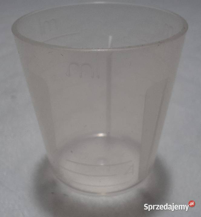 Kieliszek plastikowy miarka ml 120ml 35x4 Edukacyjne Czeladź sprzedam