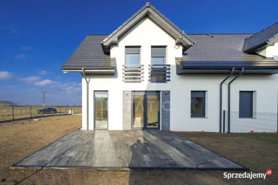 sprzedaży domu bliźniaka 130m2 Gdańsk Żukowska stan surowy zamknięty