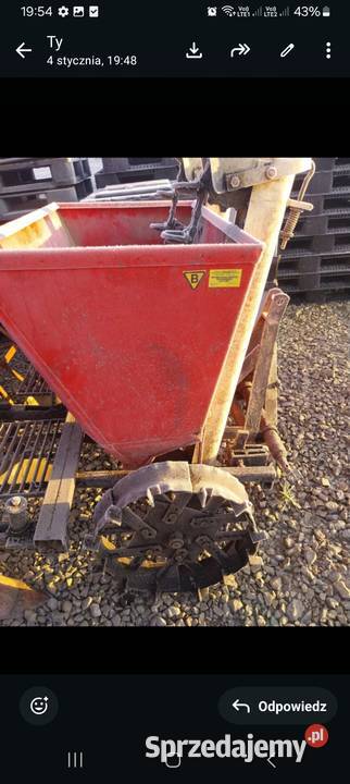 Sadzarka akpil 2rzędowa nieuszkodzony Nowy Sącz