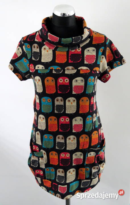Oryginalna tunika w sowy Forever r S 36 Komorniki