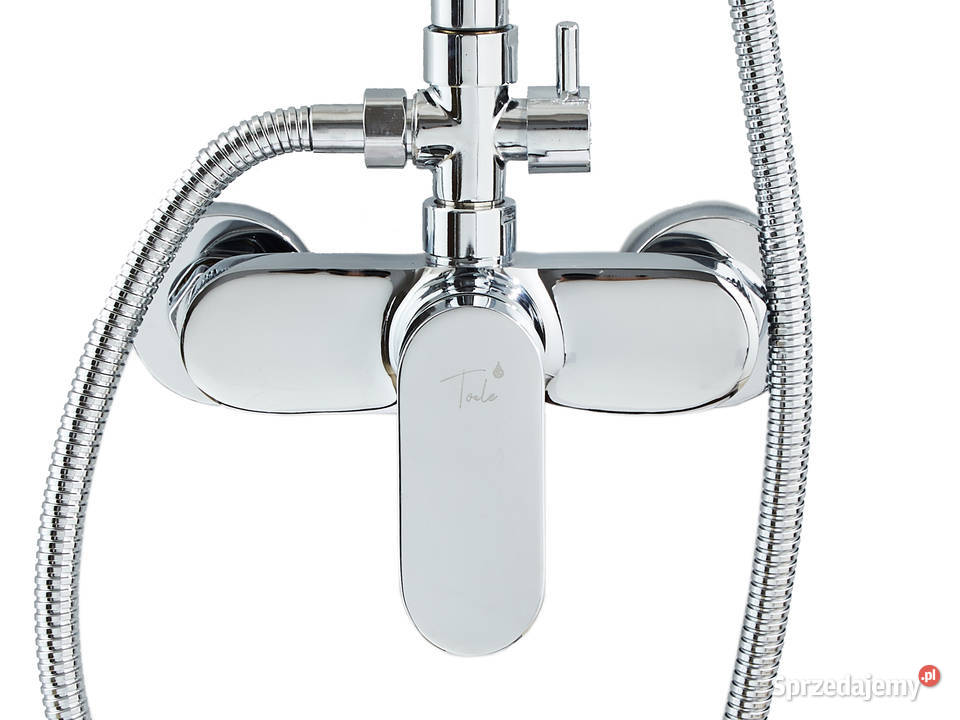 Deszczownica regulowana 170 200 chromowana z Akcesoria łazienkowe