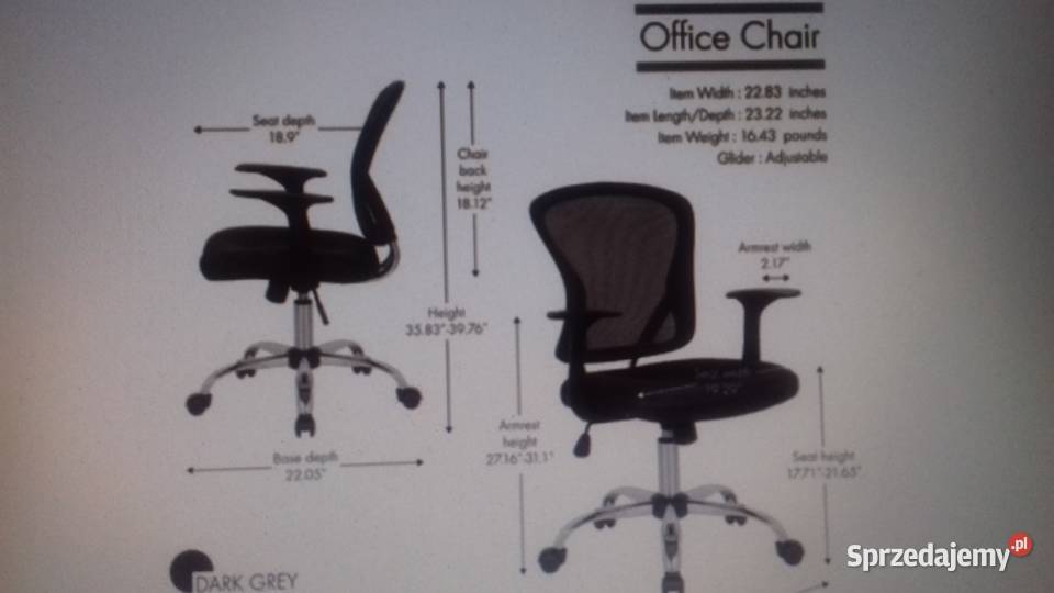 fotel biurowy na kółkach Phortos Home do mazowieckie Warszawa