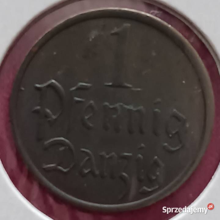 1 Fenig Wolne Miasto Gdańsk 1937 r 3 około Numizmatyka Konin