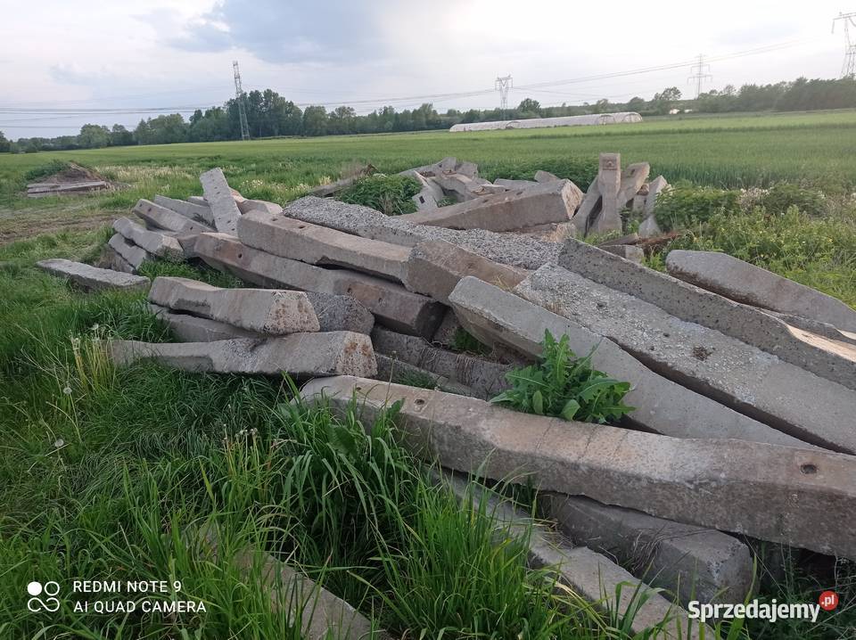 Sprzedam podkłady betonowe kolejowe Kozienice sprzedam
