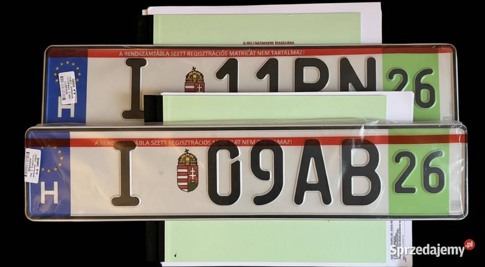 Tablice tranzytowe Węgierskie Ramki do tablic Kielce