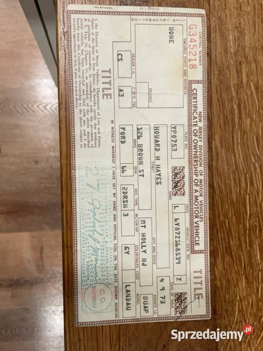 Ford Thunderbird 1966