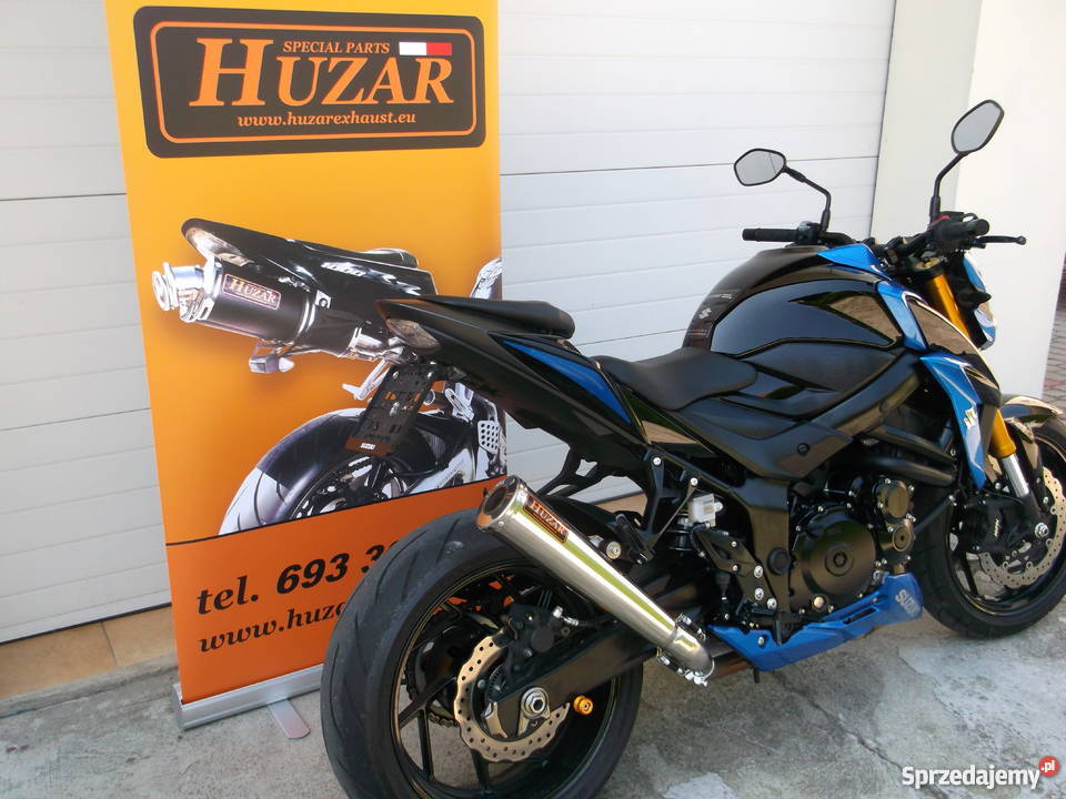 HUZAR EXHAUST wydech tłumik OWAL SUZUKI GSXS