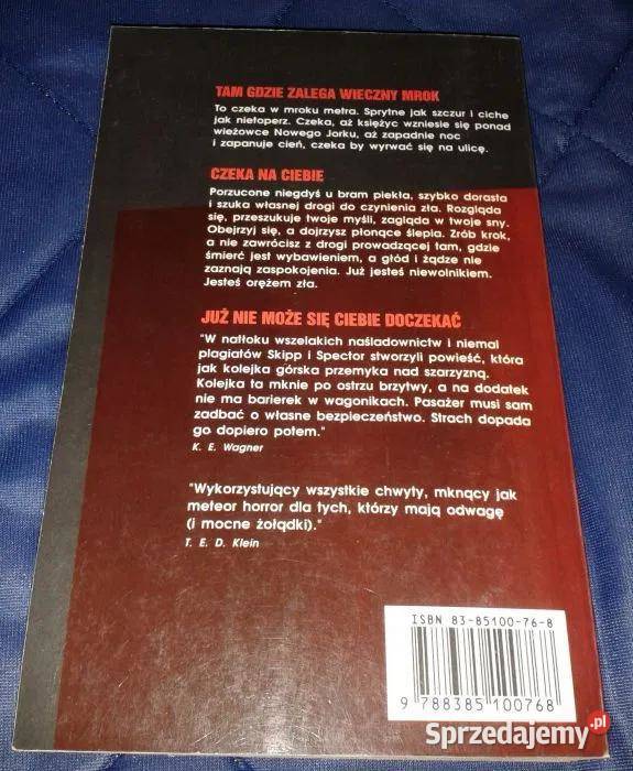 Światło w tunelu John Skipp Craig Spector miękka Chełm