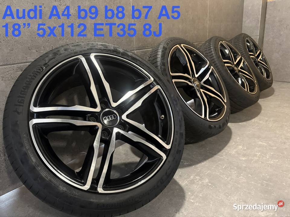 18 Audi A4 b9 b8 b7 A5 felgi koła komplet 5x112