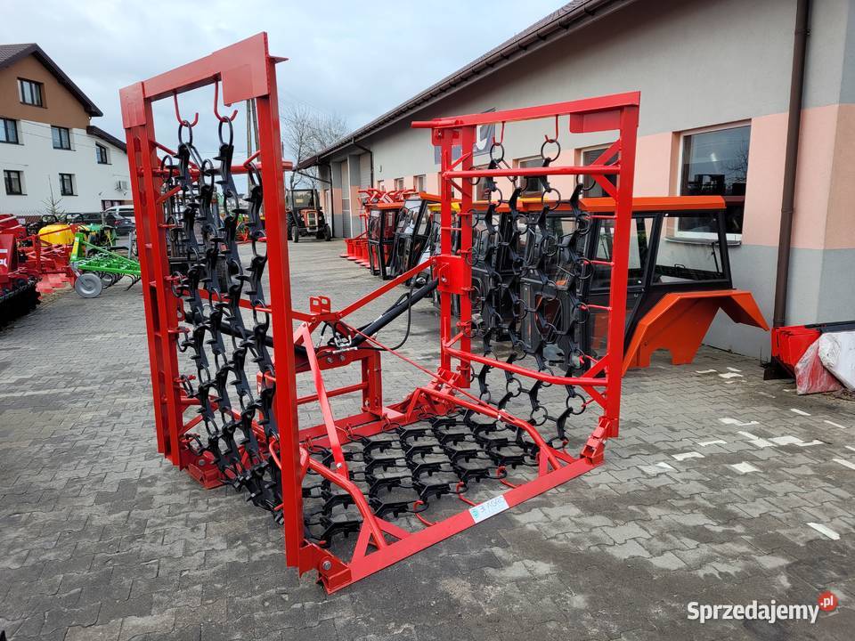 a łąkowopolowa 6m 4ka brona polowa palcowa Maszyny zielonkowe lubelskie Ostrów Lubelski