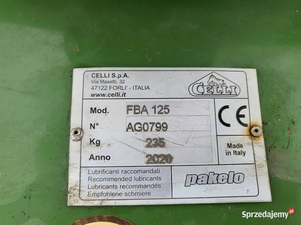 Glebogryzarka 120 CELLI mazowieckie Góra Kalwaria