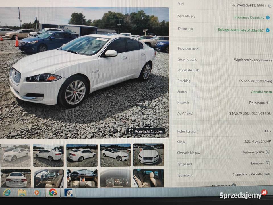Jaguar XF Jaguar xf 20 T zadbany niski przebieg Samochody osobowe podkarpackie Kańczuga