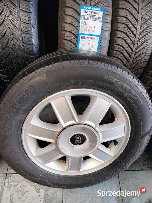 Felgi aluminiowe 15 4x1143 z oponami oryginalne opolskie