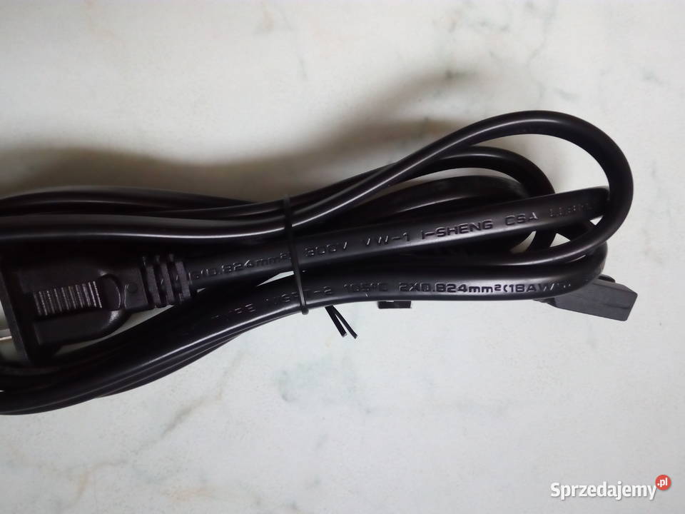 Kabel zasilajacy 7A 125V ISHENG CSA LL81924 Type Części i akcesoria lubelskie Puławy