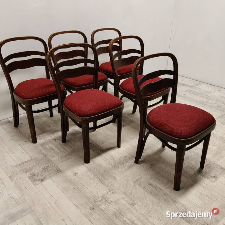 krzesła krzesło model Thonet komplet osiem sztuk łódzkie Radomsko