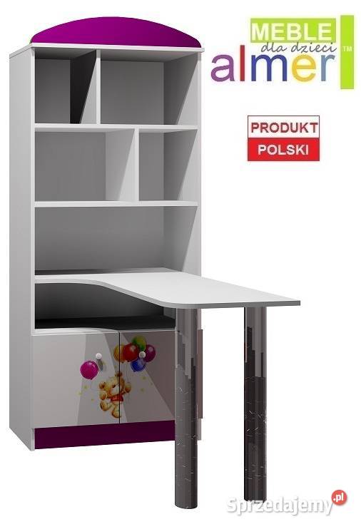 MIŚ 16 N36 regał z biurkiem dziecięcy 80x40 w190 Kędzierzyn-Koźle