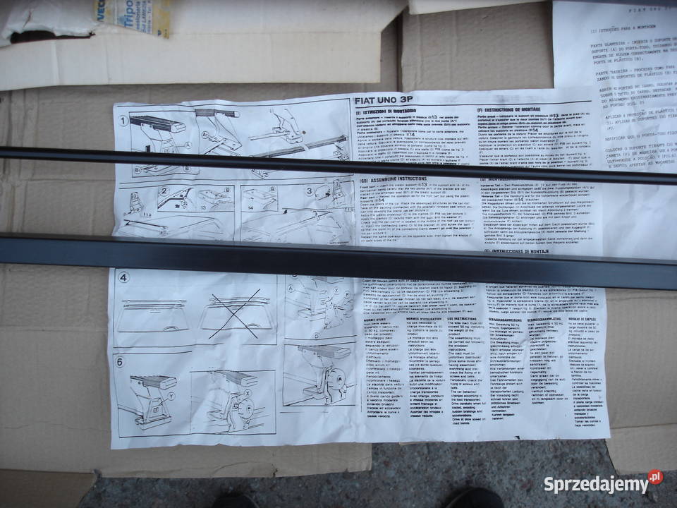 Fiat uno bagaznik dachowy oryginal fiat 5898316 Warszawa