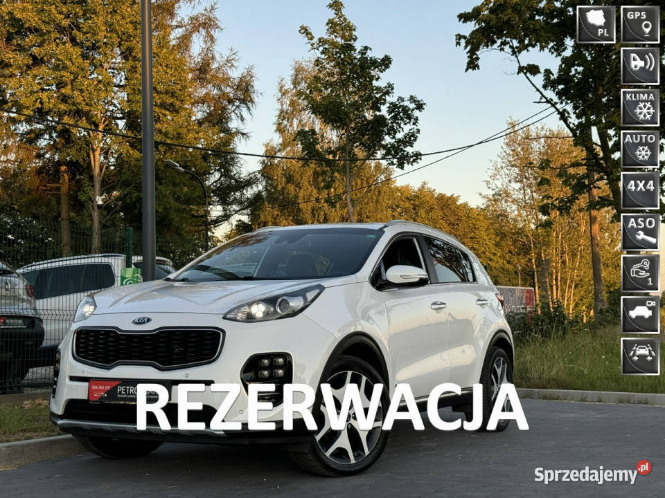 Kia Sportage 20 CRDI 136 GTLINE LED 4x4 elektrochrom. lusterka boczne Mrągowo