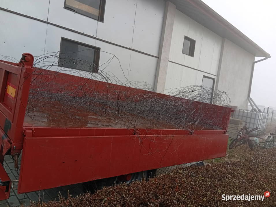 przyczepa jednoosiowa do ciągnika Rolnictwo małopolskie Gorlice