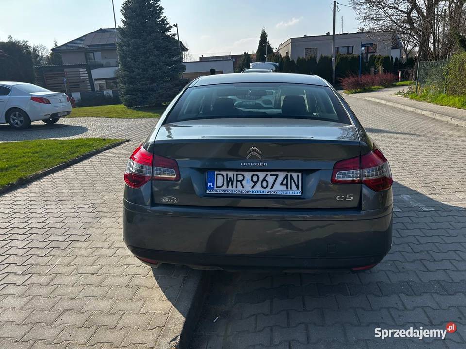 Citroen C5 Raty Prywatnie Sedan Czujniki poduszka powietrzna dolnośląskie Wrocław