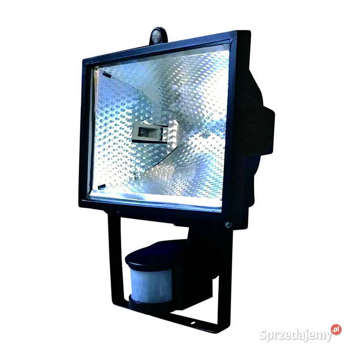 oprawy halogenowe z czujnikiem ruchu zewnętrzne sprzedam