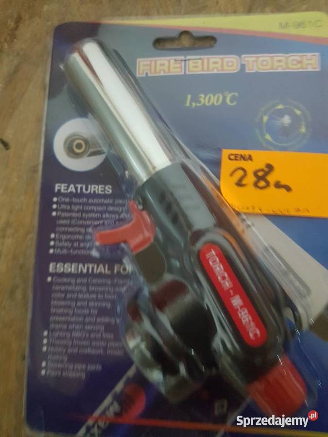 Palnik gazowy z zapalarką na butlę turystyczną Głogowa