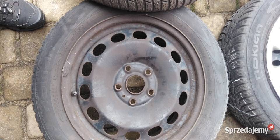Koła zimowe 4 16 na felgach stal 5x112 kołpaki mazowieckie Czerwińsk nad Wisłą