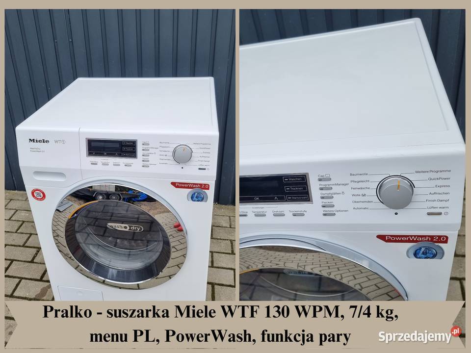 Pralko suszarka Miele WTF 130 WPM 74 menu Wrocław