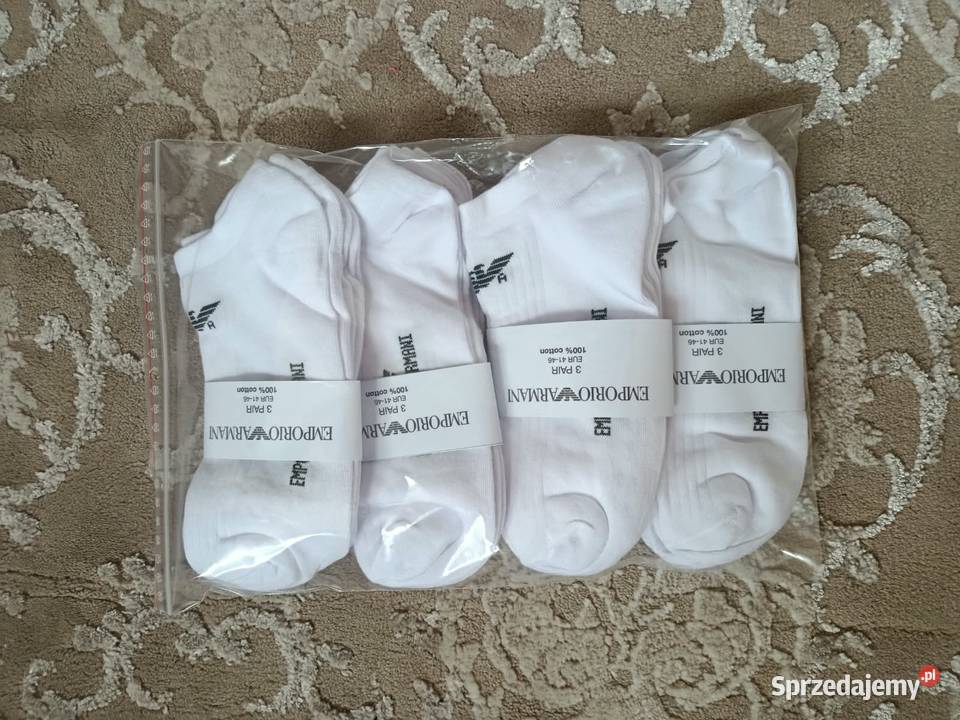 Komplet skarpetki męskie stopki Emporio Armani podlaskie Białystok