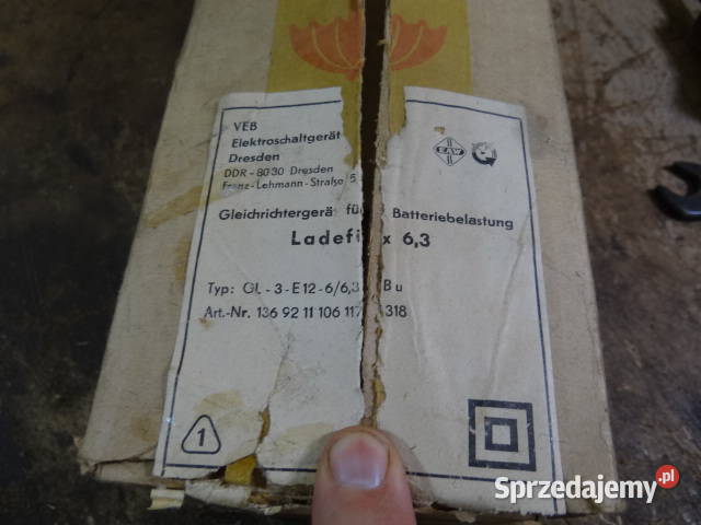 prostownik LADEFIX MZ Simson AWO IFA org DDR lubuskie Żary