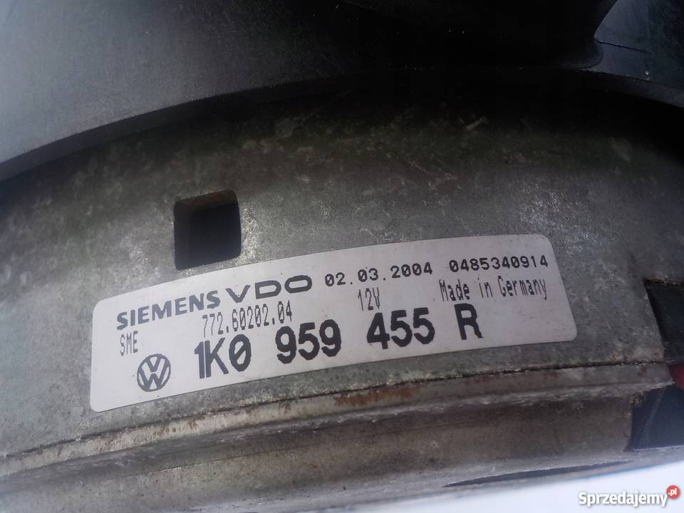 WENTYLATOR CHŁODNICY AUDI A3 8P VW GOLF V 16 Nowy Tomyśl