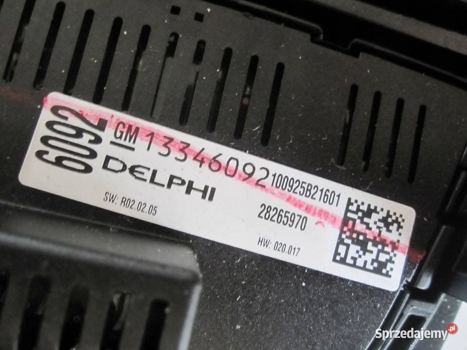 OPEL MERIVA B 11r panel radia klimatyzacji Kielce sprzedam