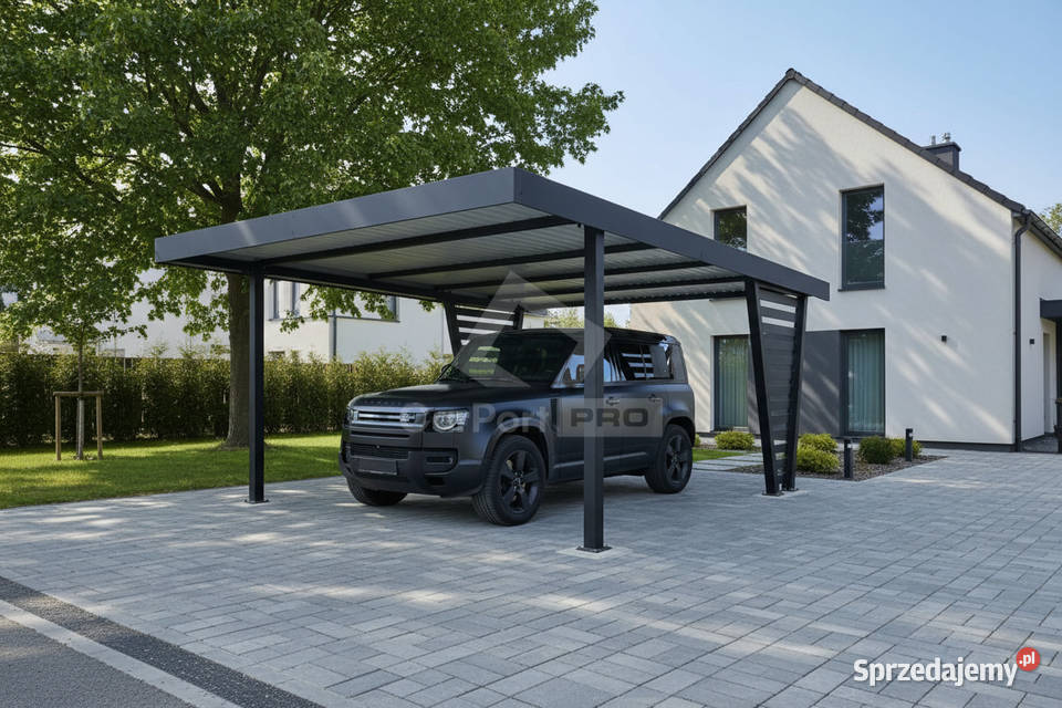 Carport V PREMIUM 42x58m Wypełnienie panelami Bełchatów