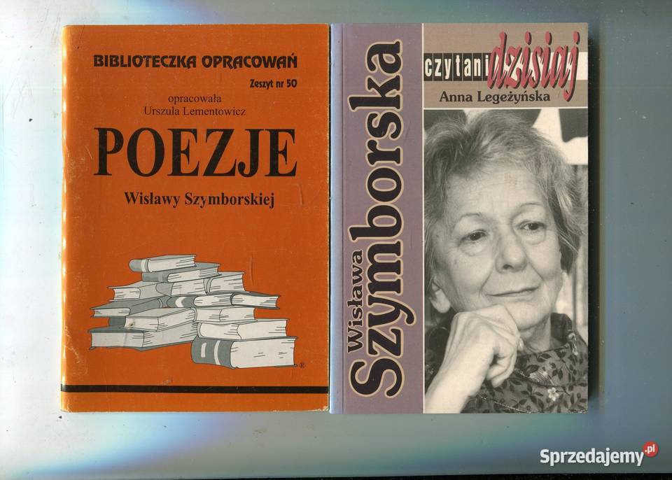 Poezje Wisławy Szymborskiej Wisława Szymborska Pozostałe Kultura i Rozrywka Szczecin sprzedam