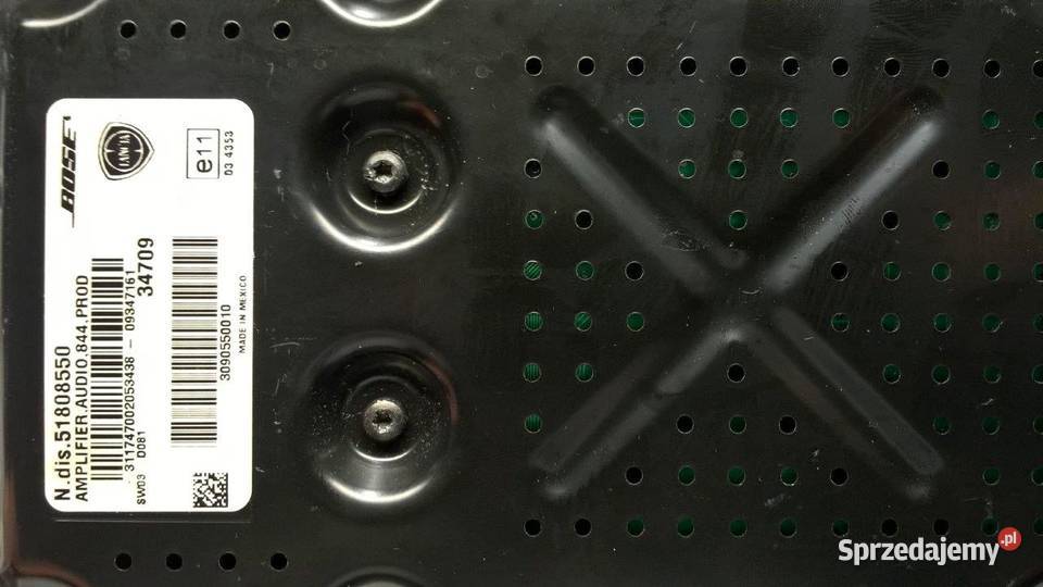 Alfa Romeo BOSE Lancia naprawa wzmacniacza audio Warszawa naprawa