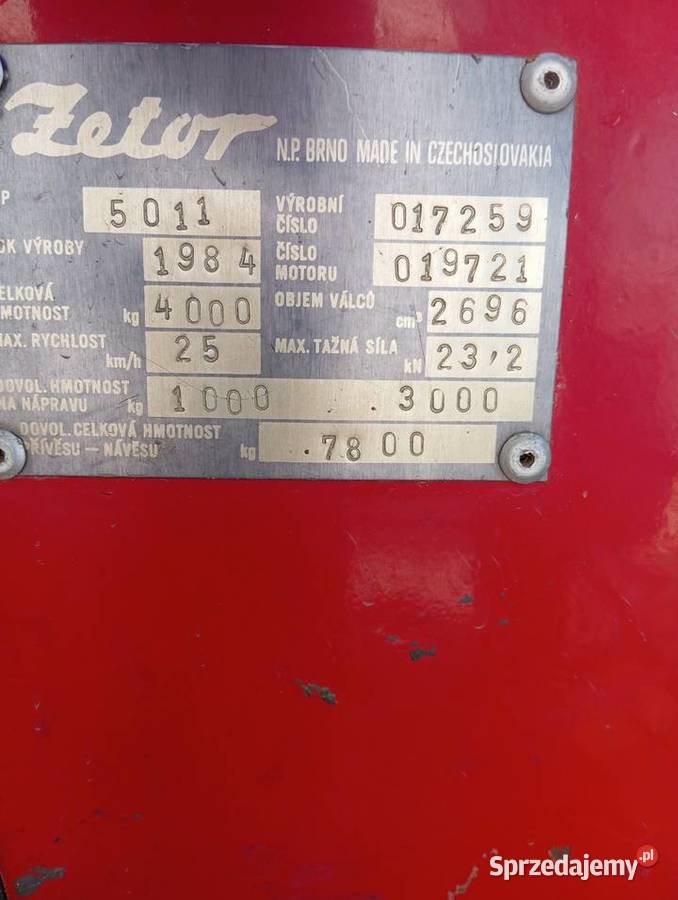 Zetor 5011 Drążdżewo