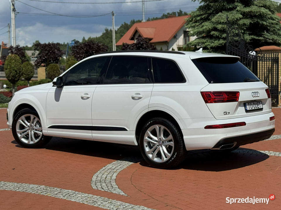 Audi Q7 30 TDI Bogato Wyposażona Polski Salon światła do jazdy dziennej Widełki