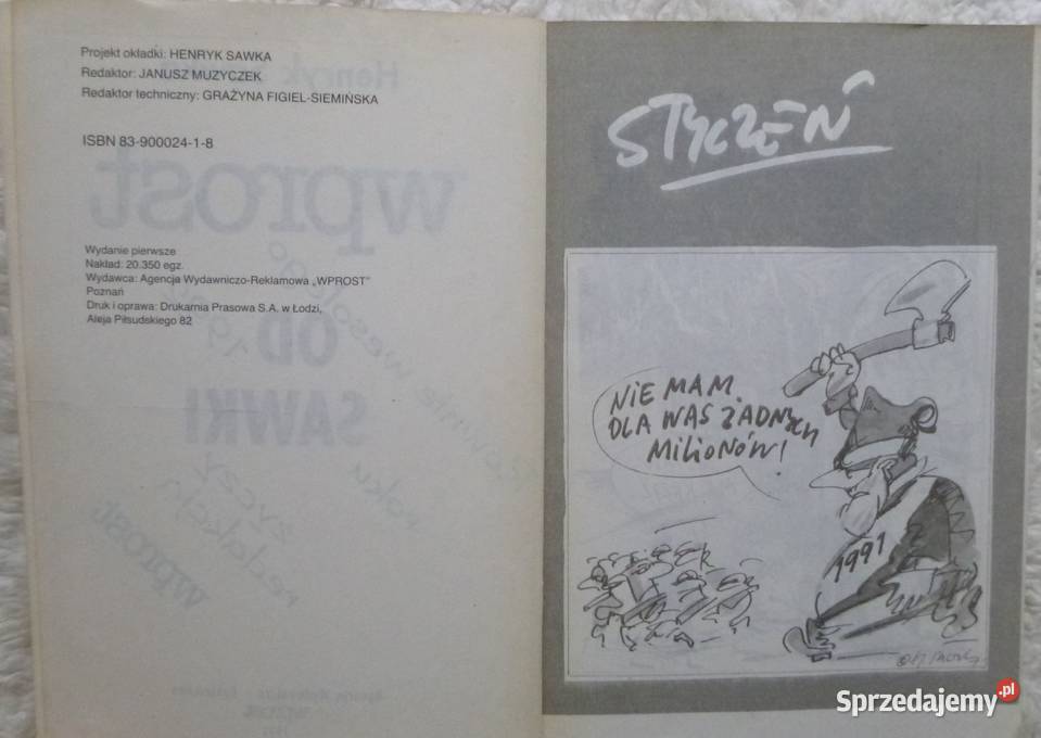 Wprost Sawki Rozerwij się Henryk Sawka humor, parodia, satyra Kultura i Rozrywka Warszawa sprzedam