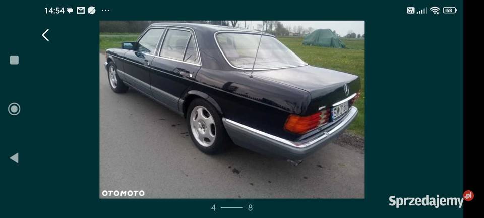 Mercedes Benz Klasa S zamiana przebieg 168000 Psary