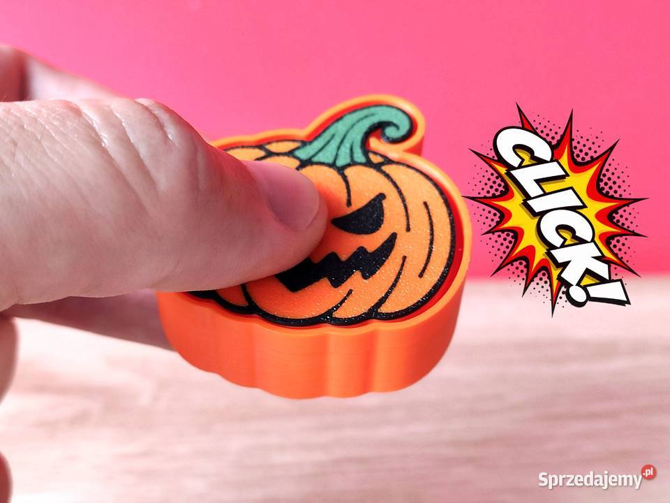 Klikacz Halloween kliker Dynia Jackolantern Plastik  Tuchola sprzedam