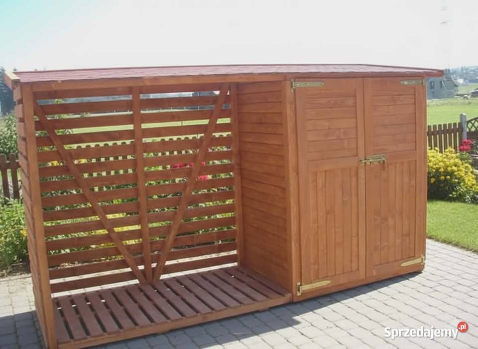 Domek z drewutnią Drewutnie Jordanów